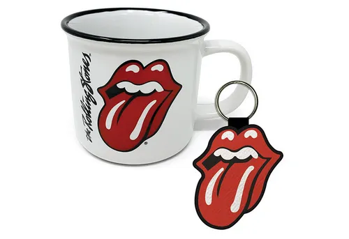 Dekoobjekt Geschenk-Box - Geschenk-Set - The Rolling Stones - Lips