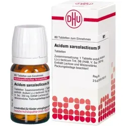 Acidum Sarcolacticum D 6 Tabletten 80 St