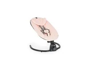 Moni Babywippe Clarissa elektrisch - Wippe für Babys ab Geburt, mit 5 Schaukelgeschwindigkeiten, Musikfunktion und Fernbedienung. Inklusive Moskitonetz und weichem Kissen für höchsten Komfort.