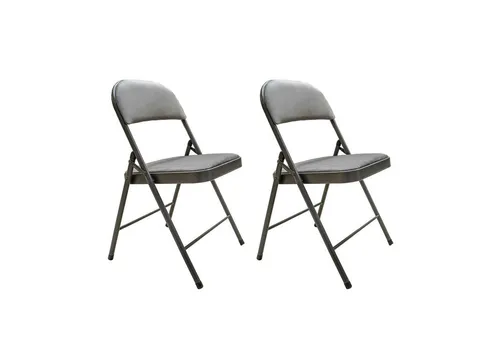 HTI-Living Klappstuhl Dima Velvet 2er-Set in grau von HTI-Line