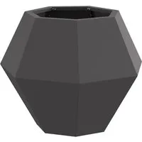 vidaXL Pflanzkübel Schwarz 50 x 50 x 40 cm aus Stahl - Robuster Gartenpflanzer aus hochwertigem Stahl, ideal für den Außenbereich. Stilvolles, rechteckiges Design für optimale Platznutzung und vielseitige Bepflanzung. Einfache Montage und pflegeleicht für langanhaltende Freude.