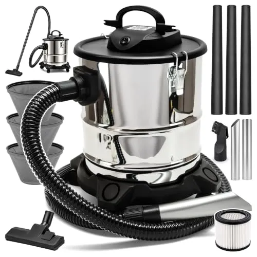 VERDA SN125 Aschesauger 20L 1650W mit HEPA Filter & Blasfunktion