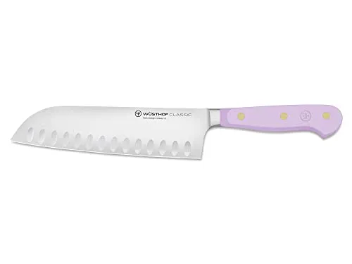 Wüsthof Classic Santoku 17 cm | Kullenschliff in lila von WÜSTHOF