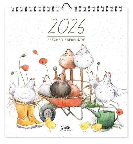 Kalender Naturliebe Hühner 2026