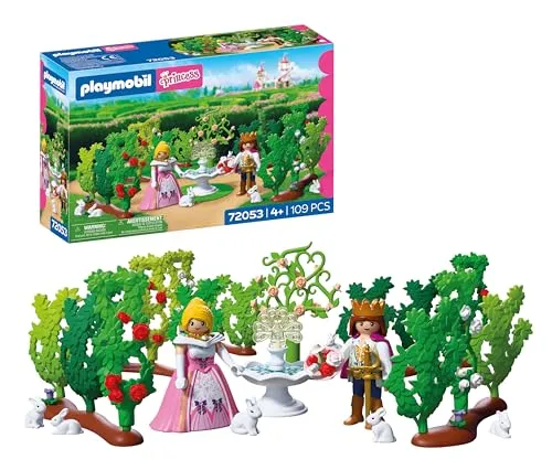 PLAYMOBIL | Princess | Königlicher Irrgarten | Prinz und Prinzessin mit variablem Labyrinth | Fördert die Kreativität | Prinzessin Spielzeug ab 4 Jahren | 72053