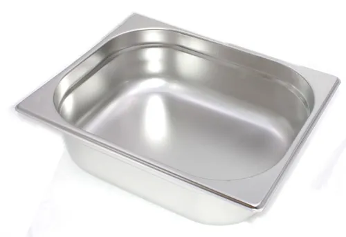 GN-Behälter 1/2 100 mm Edelstahl Gastronormbehälter Chaffing Dish Speisebehälter