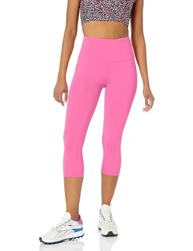 Amazon Essentials Damen Active Sculpt Workout Athleisure Capri-Leggings mit hohem Bund (in Übergröße erhältlich), Kräftiges Rosa, XS