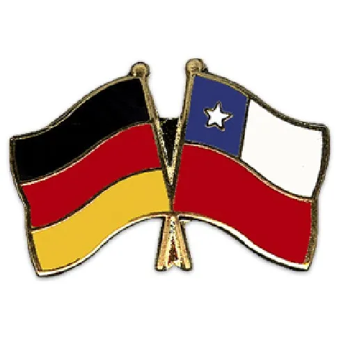 Freundschaftspin Deutschland-Chile von Everflag