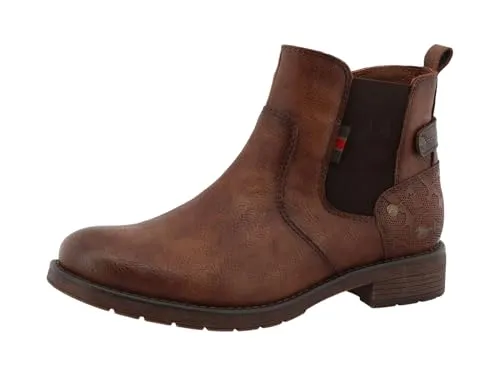 Mustang Shoes Elfi Winterboots - Wanderschuhe mit wärmendem Innenmaterial und praktischem Stretcheinsatz für optimalen Komfort, ideal für kalte Tage.