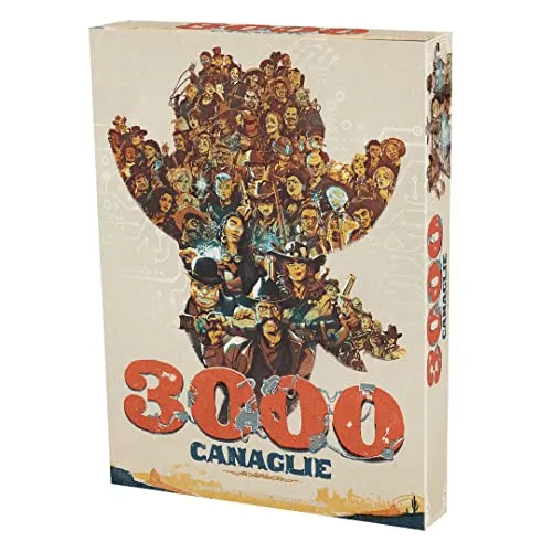 Asmodee - 3000 Canaglies - Brettspiel für Strategie und Bluff, 2-4 Spieler, 12+ Jahre, italienische Ausgabe