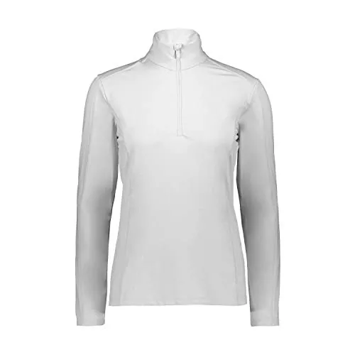 CMP Woman Sweat bianco (A001) 50 - Damen Fleecejacke für Skifahren, bietet perfekten Tragekomfort mit Softech-Technologie für hohe Abriebfestigkeit und Elastizität. Oeko-Tex zertifiziert für umweltfreundliche Qualität.
