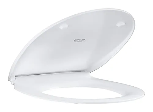 GROHE Bau Keramik WC-Sitz mit Soft Close Slim 39923900, alpinweiß