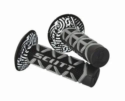 Scott Diamond MX Motorrad Griffe inkl.Donut schwarz/grau