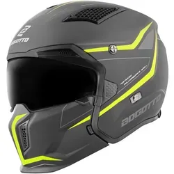 Bogotto Motorradhelm Radic WN-ST mit Ratschenverschluss - Fahrradhelme – Hochwertiger Bogotto Radic Helm mit bequemer Polsterung und herausragender Belüftung für perfekten Tragekomfort und Sicherheit bei jeder Fahrt.