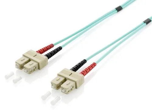 Equip 255326 Equip LWL Patchkabel SC->SC 10.00m Multimode Duplex OM3 turq Polybe