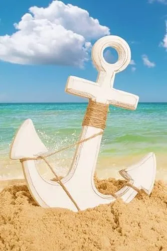 Picmondoo Diamond Painting – 30x45 cm, Mit quadratischen Harzsteinen, AB-Steinen, Strassfarben & Metallicfarben – DIY-Kunstwerk für Erwachsene & Kinder (Anker der Hoffnung)