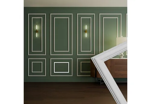 Hexim Stuckleiste RM01-J 36x51 cm, J von HEXIM