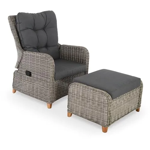 Produktbild Raburg Alisa Garten-Relaxsessel mit Hocker