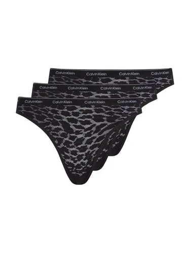 Calvin Klein Underwear 3er-Pack Bikini (Low-Rise) - Hochwertiger 3er-Pack Bikinis mit elastischem Bund und CK-Logo. Komfortable Passform aus elastischem Material für optimalen Tragekomfort im Alltag.