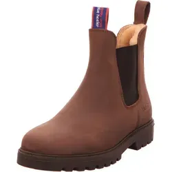 Blue Heeler Chelsea Boot 101BNL in Braun - Wanderschuhe mit warmem Woll-Obermaterial und bequemer Nubukleder-Innensohle, ideal für kühle Tage.