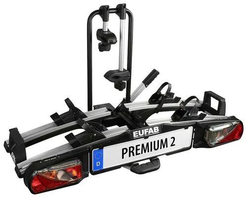 EUFAB Premium II Fahrradträger für 2 Räder, abschließbar