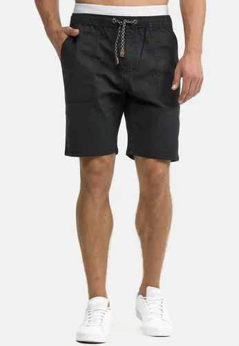 Indicode Chinoshorts Stoufville - Elastische Baumwoll-Qualität mit Kordelzug in Weiß 3XL - Herren-Shorts aus 98% Baumwolle und 2% Elasthan, ideal für einen bequemen und lässigen Look. Perfekt für warme Tage mit praktischem Kordelzug.