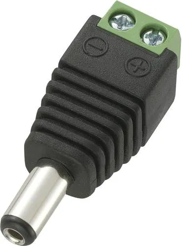 TRU Components DC14-M Niedervolt-Steckverbinder Stecker, gerade 5.5mm 2.1mm 1St.
