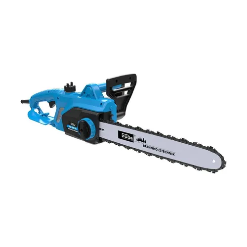 Güde Elektrokettensäge KS 355 EC - Leichte Elektrokettensäge für Gehölzpflege, 1400 Watt Motor und werkzeugloses Kettenschnellspannsystem für einfache Handhabung.
