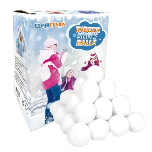 climafusion 50 Stück Kunstschnee Deko für Weihnachten