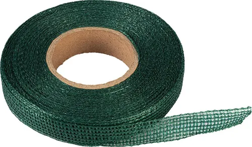 VERTO Baumanbinder 50 m | Atmungsaktiv, luftdurchlässig, witterungsbeständig 30 mm breit grün