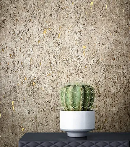 NEWROOM Tapete Grau Vliestapete - Beton-Optik für modernes Wohnen - Tapeten für modernes Wohnen: Hochwertige Vliestapete in Grau mit Beton-Optik, lichtbeständig und leicht abziehbar. Inklusive Tapezier-Ratgeber für perfekte Ergebnisse.