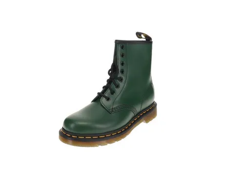 Dr. Martens Mädchen 1460 Combat Boots, Grün, 36 EU - Herrenmode: Komfortable und langlebige 8-Ösen-Stiefel aus strapazierfähigem Leder, ideal für jeden Anlass.