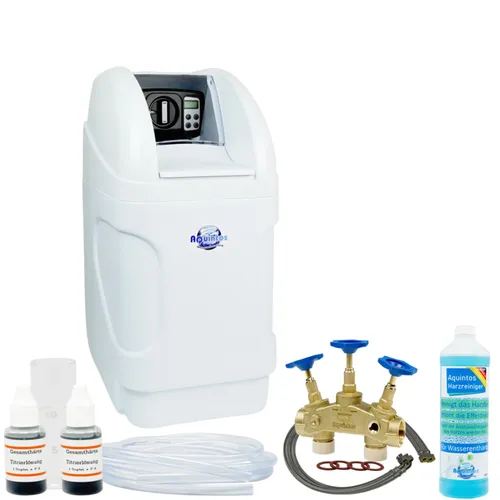 Wasserenthärtungsanlage ECO-Line MKB24 - Effiziente Wasserenthärtungsanlage für Haushalte bis 3 Personen, max. Kapazität 2160L/Woche, einfache Installation und wartungsfreundlich.