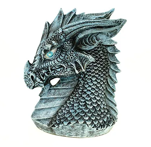 Joh. Vogler GmbH Spardose Eisdrache 12 cm aus Polyresin Sparschwein Drache blau