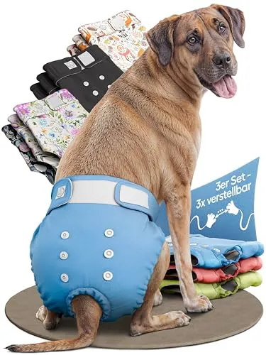 HUND IST KÖNIG Hundewindeln für Hündinnen (3 Stück) von HUND IST KÖNIG