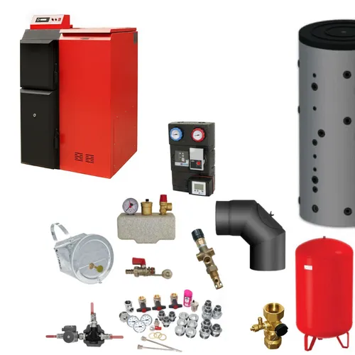 ThermoFlux Pelletkessel | Pelling 35 ECO | 35 kW | 151kg | Komplettset 3