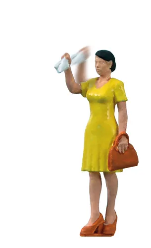 Viessmann 1555 Winkende Frau mit bewegtem Arm, bewegt , H0 von Viessmann
