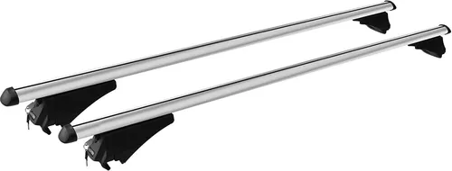 Skibox schwarz VDP JUXT 500 lit + Relingträger Alu für BMW X1 F48