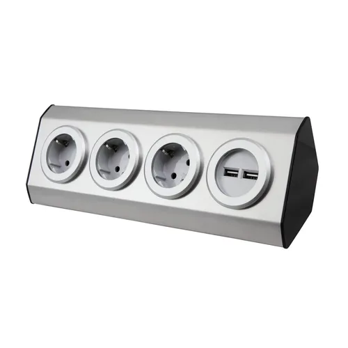 Steckdosen-Block Premium 3 fach + 2 USB