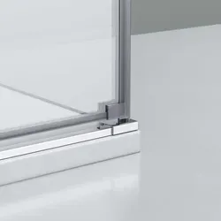 BERNSTEIN Duschkabine Eckdusche 8mm ESG Nano Echtglas