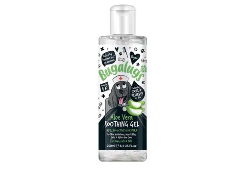 Bugalugs Fellpflege Bugalugs Hautpflege-Gel für Hunde und Katzen, 250 ml, (1-St), Hautpflege, für alle Haustiere, Erste Hilfe für Haustiere