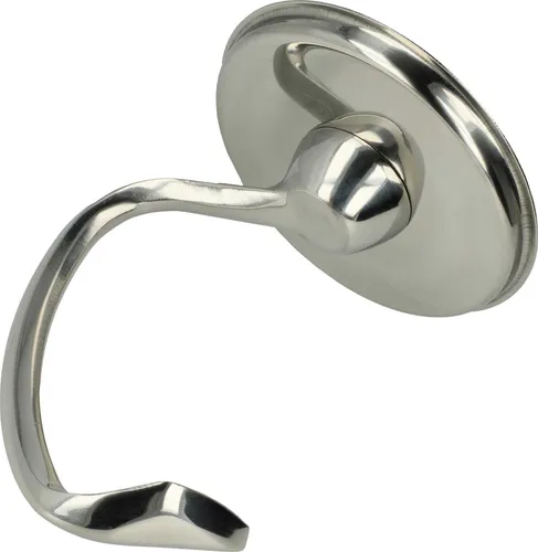vhbw Knethaken Ersatz für KitchenAid 5KSM5THDHSS für Küchenmaschine - Rührhaken, 10 x 15 cm, Edelstahl Silber