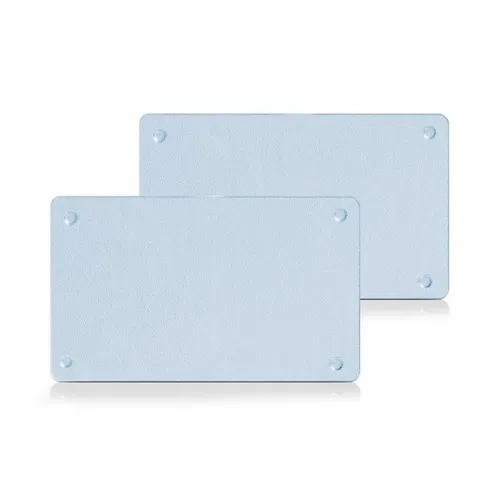 Zeller 26204 Glasschneidebrettchen-Set, 2-tlg. - Hitzebeständig und Rutschhemmend - Hackbretter aus Sicherheitsglas, ideal für die Küche. Hitzebeständig bis 220 Grad und mit rutschhemmenden Füßen für sicheren Halt.