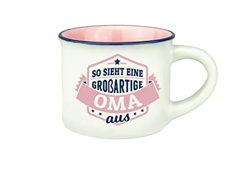 Persönliche Espresso Tasse - Oma |Steinzeug|50ml|