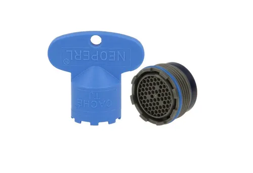 Neoperl Strahlregler CACHÉ HONEYCOMB TJ/M18.5x1 Strahlregler mit Schlüssel
