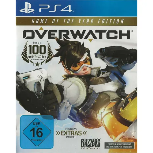Overwatch - Game of the Year Edition für PS4 - Action & Abenteuer, erlebe packende Teamkämpfe mit einzigartigen Helden und strategischem Gameplay, USK ab 16 Jahren.