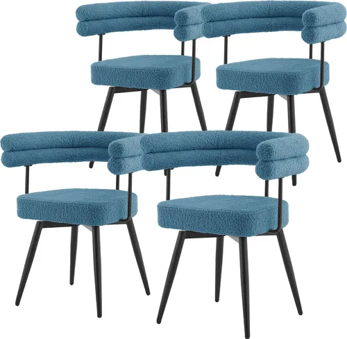 Küchen- und Esszimmerstühle Blau von ML DESIGN