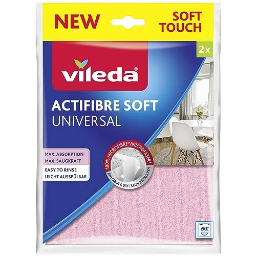 Vileda Actifibre Soft Universal Mikrofasertuch 2er Pack von Vileda