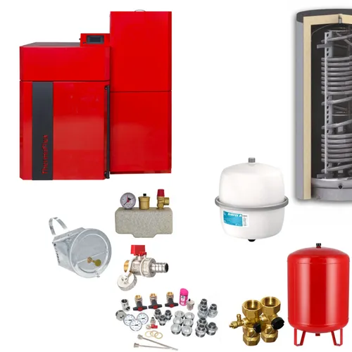 ThermoFlux Pelletkessel PellFlux Lambda 36 | 36 kW Komplettset