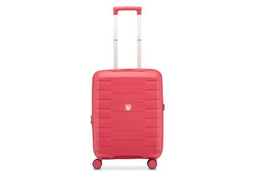RONCATO Handgepäck-Trolley Skyline 2.0 - 55 cm in radiant red - Handgepäck-Koffer mit erweiterbarem Volumen von 40L auf 50L, TSA-Schloss für Sicherheit und langlebigem Polypropylen-Material. Ideal für Kurztrips!